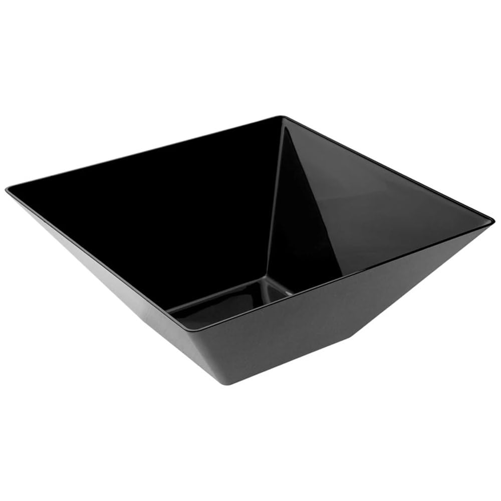 plasticpro disposable 64 ounce square serving bowls